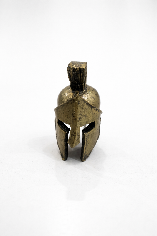 Mini Spartan Helmet Figurine