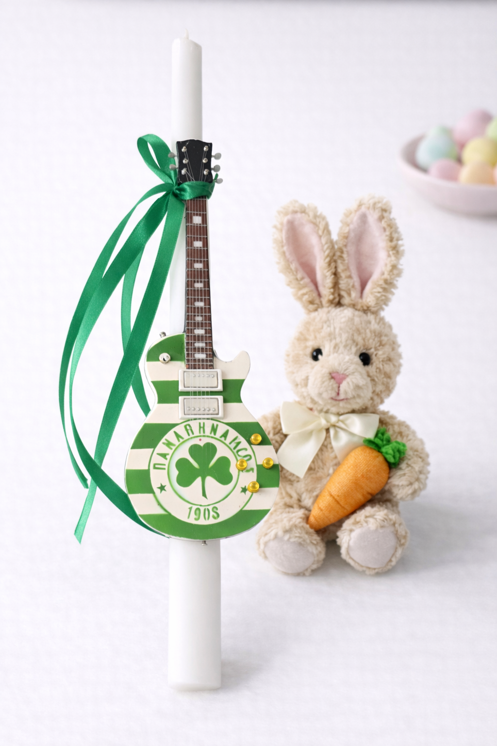 Panathinaikos Guitar Easter Lambada Candle