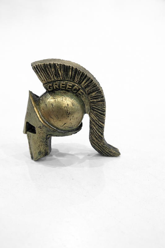 Mini Spartan Helmet Figurine