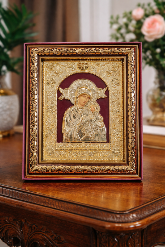 Orthodox Icon of the Virgin Mary with Christ Child