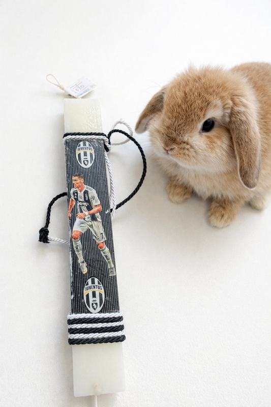 Juventus Football Easter Lambatha Candle