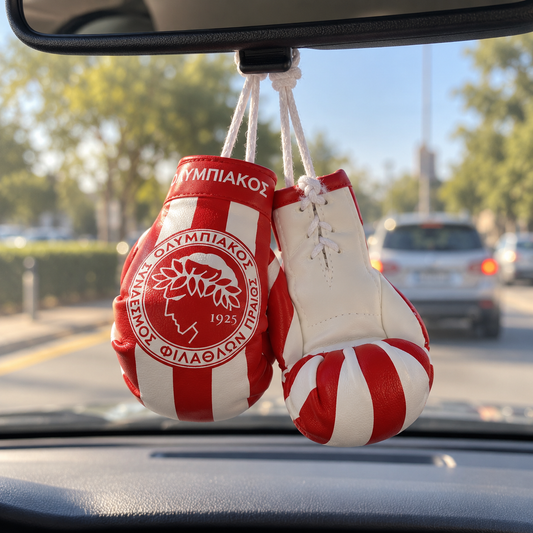 Mini Boxing Gloves Car Mirror Hanging Ornament – Greek Football Teams