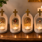 Altar with Gold Cross & Orthodox Icon