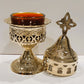 Greek Orthodox Christian Brass Vigil Oil Lamp