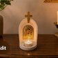 Altar with Gold Cross & Orthodox Icon