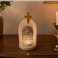 Altar with Gold Cross & Orthodox Icon