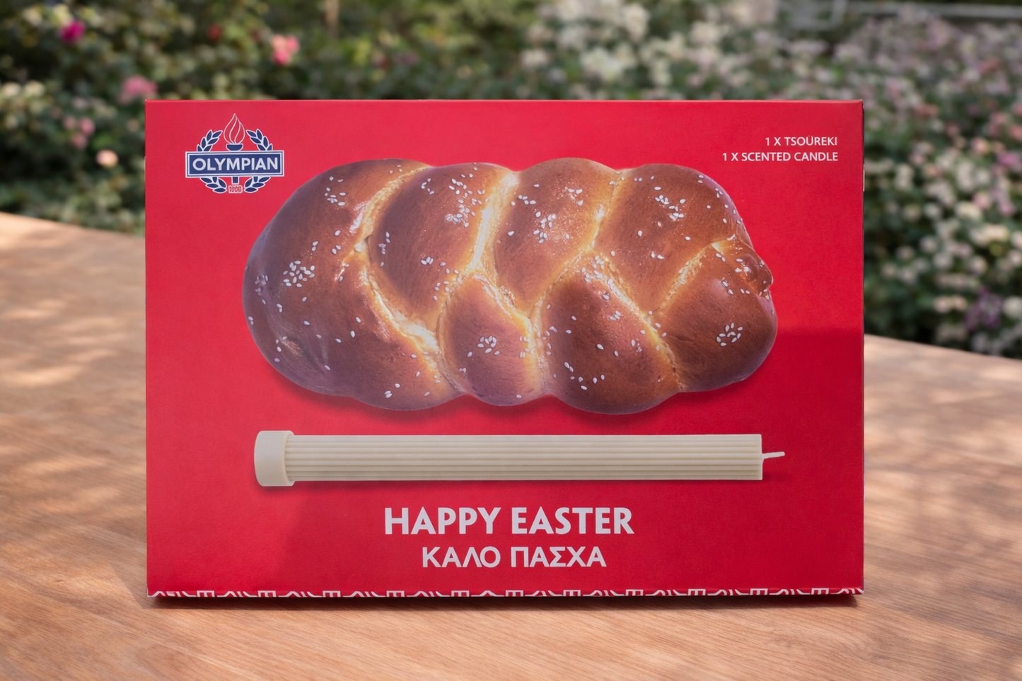 Tsoureki with Scented Candle