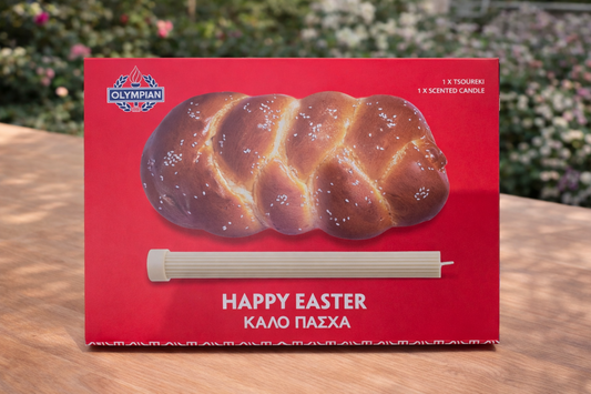 Tsoureki with Scented Candle