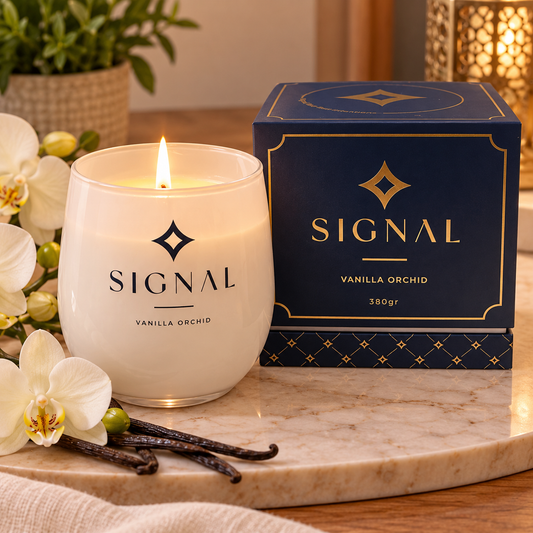 SIGNAL Vanilla Orchid Scented Candle – 380g