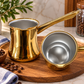 Gold Induction Greek Coffee Briki – Makes Up to 8 Cups