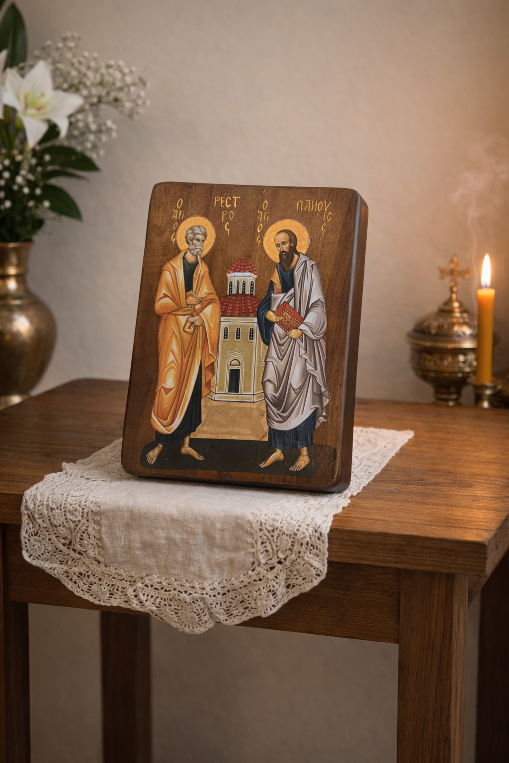 The Holy Apostles Peter and Paul / Οἱ Ἅγιοι Ἀπόστολοι Πέτρος καὶ Παῦλος  (Mount Athos)