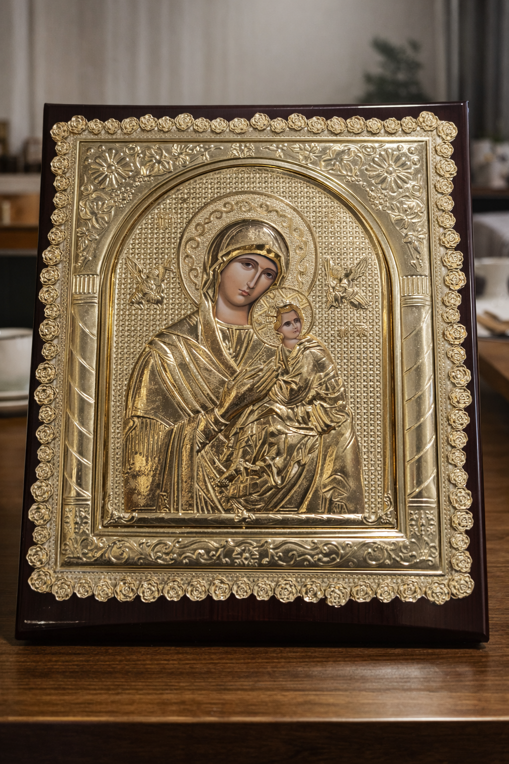 Virgin Mary with Christ Child /   Eικόνα της Παναγίας με το Θείο Βρέφος