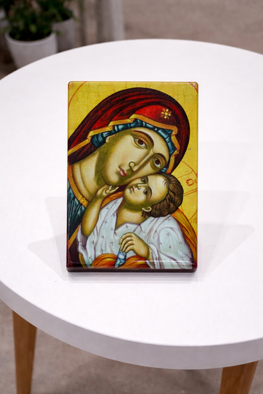 Orthodox Icon of the Virgin Mary with Christ Child