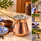 Traditional Copper Greek Coffee Briki