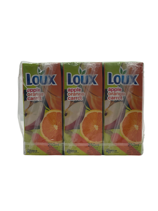 Loux 250ml Apple, Orange, Carrot Drink