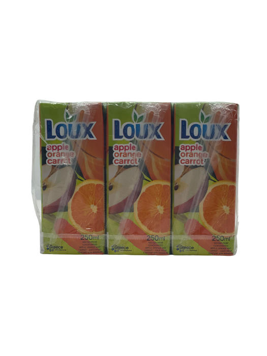 Loux 250ml Apple, Orange, Carrot Drink