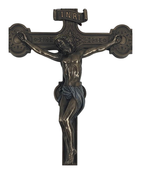 Metal Cross with Jesus