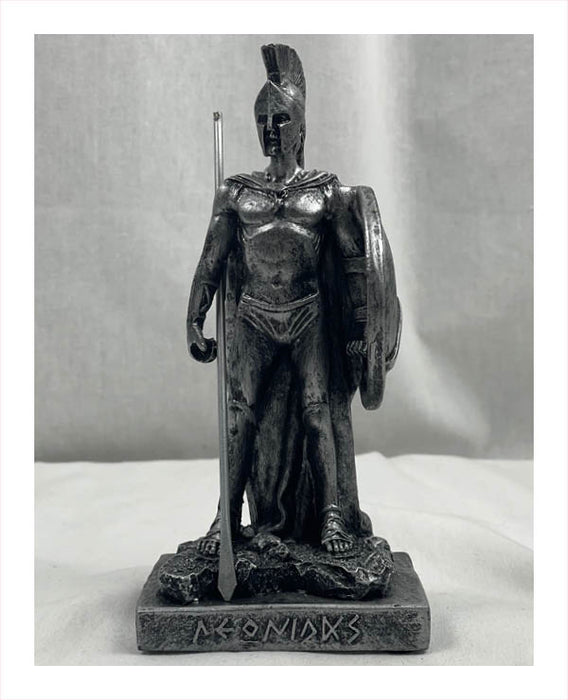 Leonidas Silver Plated Statues