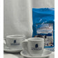 Greek Coffee Cup & Plate Set - Καφεκοπτεία Λουμιδη